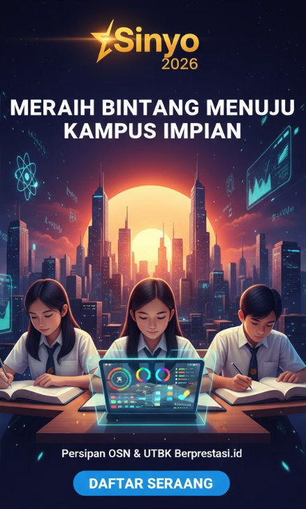 Sinyo 2026 - Meraih Bintang Menjuu Kampus Impian - Persiapan OSN & UTBK Berprestasi.id