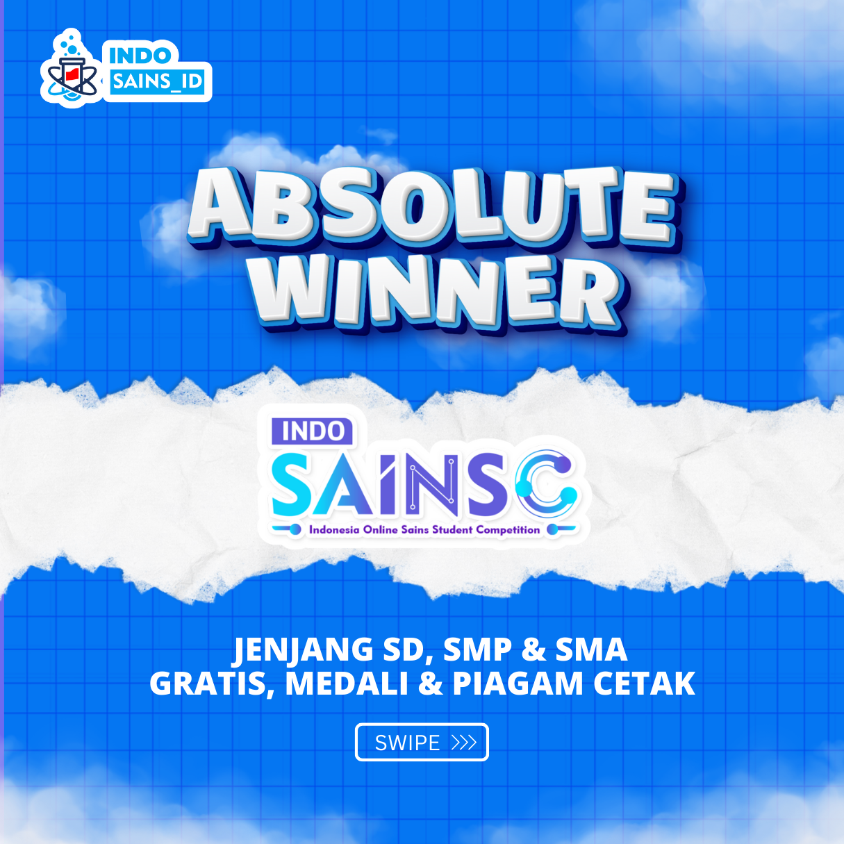 Pengumuman Indonesia Online Sains Student Competition, Ini Daftar Pemenang INDOSAINC 2024